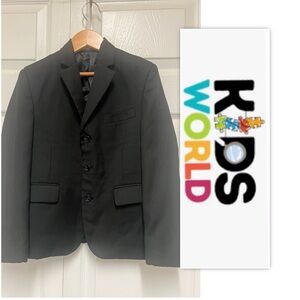 Kids World USA Boys’ Black Suit Jacket